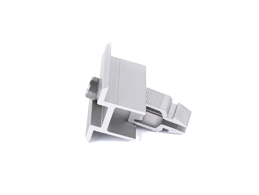 Middle clamp / universal "CLICK" 50 mm - silver / ALU