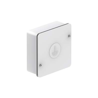 Outdoor box for grounding AN-KOM 15x15 / White
