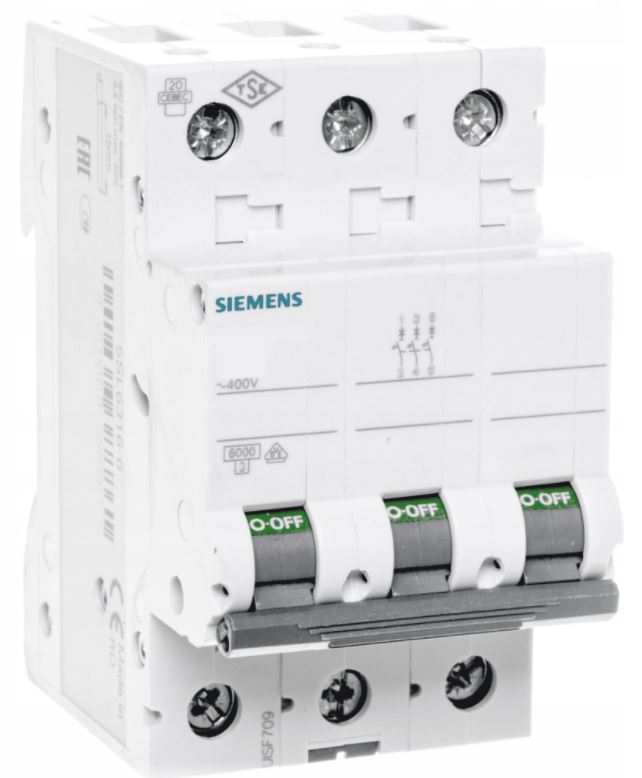 SIEMENS B10 3P circuit breaker