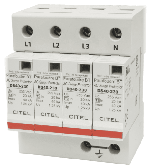 Surge arrester CITEL AC 3-phase T2 / C461502 DS44-230