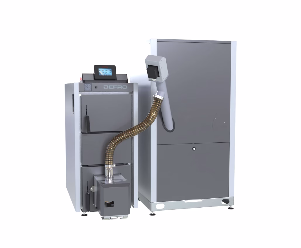 Kocioł - DEFRO - DELTA EkoPELL - 30 kW (lewy - prawy)